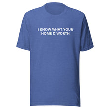Load image into Gallery viewer, I Know What Your Home Is Worth Tee