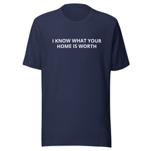 Load image into Gallery viewer, I Know What Your Home Is Worth Tee